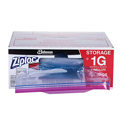 Ziploc Storage bag, gallon, 250 ct