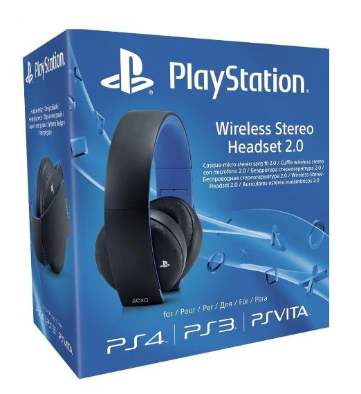 Sony PlayStation Wireless Stereo Headset 20 - Black PS4PS3PS Vita