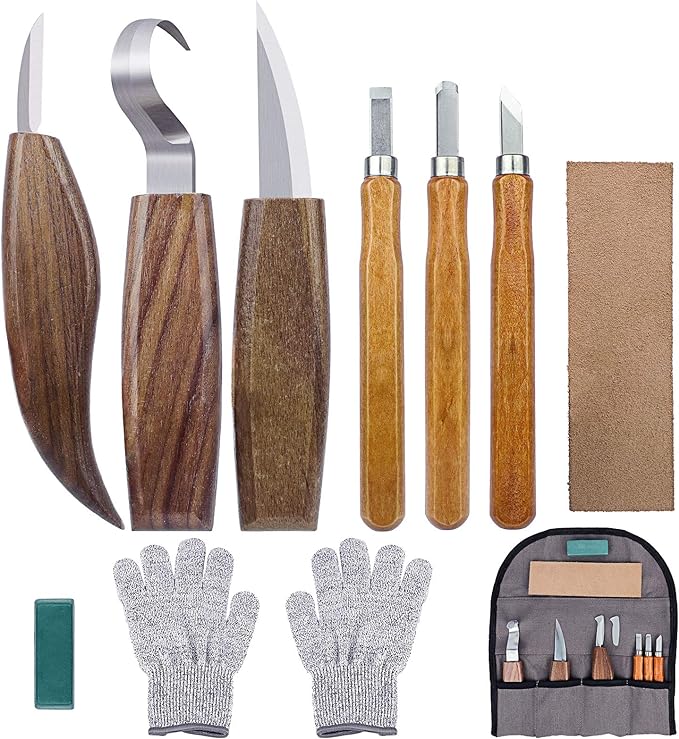 10 in 1 Woodworking Kit - Whittling Kit