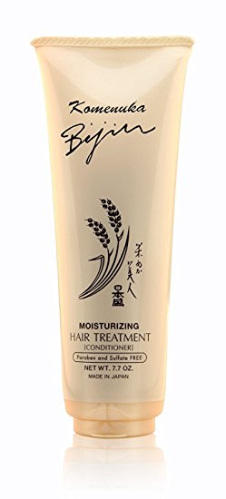 NS-K Komenuka Bijin Moisturizing Hair Treatment (ENGLISH PACKAGING - Exclusive Edition for USA market) No Paraben No Sulfate (7.7 fl oz.)