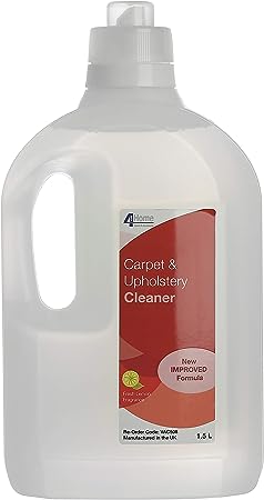 4YourHome Professional Grade Shampoo Solution for Carpet Cleaner & Upholstery Machines (1.5 Litre, Citrus Fresh) Compatible with Vax and Bissell Machines
