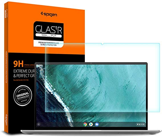 Spigen Tempered Glass Screen Protector Designed for Asus Chromebook Flip C434TA (14inch) [1PACK]