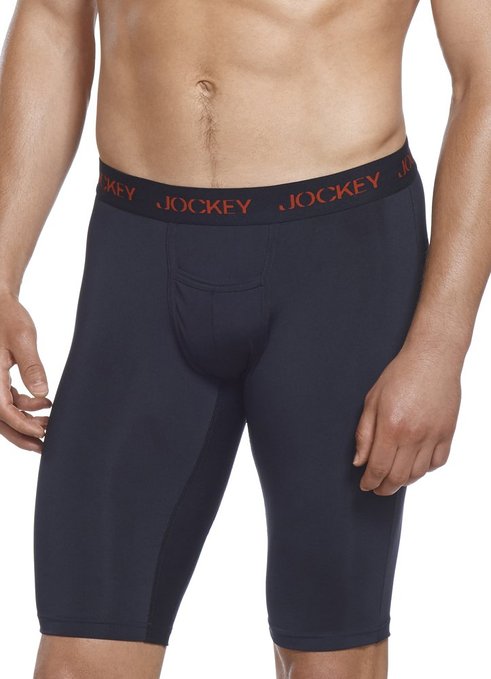 Jockey Men's Underwear Microfiber Performance Quad Short - 2 Pack