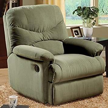 ACME 00630 Arcadia Recliner, Sage Microfiber