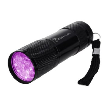 Alpha Light UV Ultraviolet LED flashlight - Pets Urine and Stains Detector