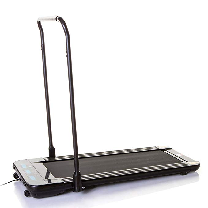 Linear Foldable Walking Treadmill with Phone Holder and Remote