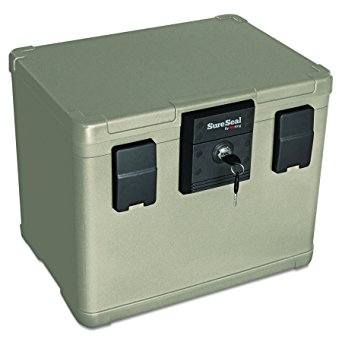 SureSeal by FireKing SS106 1/2 Hour Fireproof Waterproof Safe Chest,  Holds Hanging Files, 0.6 CU FT Storage Capacity