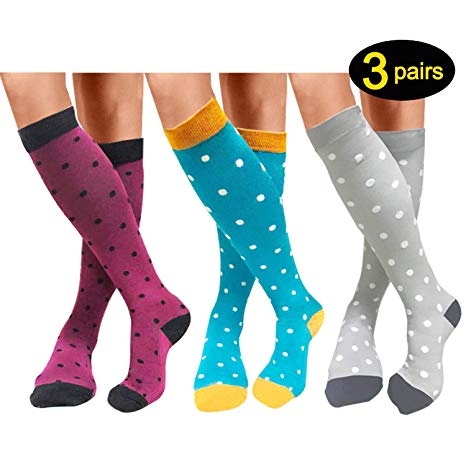 Compression Socks For Women Men 20-25mmHg-Best Medical, Nursing, Travel & Flight Socks