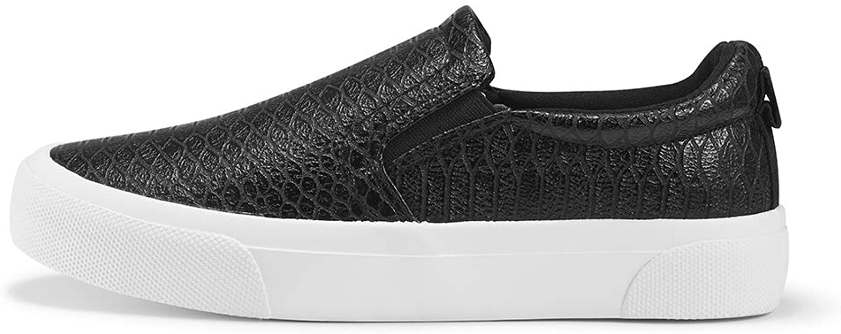 JENN ARDOR Women's Slip On Sneakers Fashion Flats Shoes Comfortable Casual Shoes for Walking