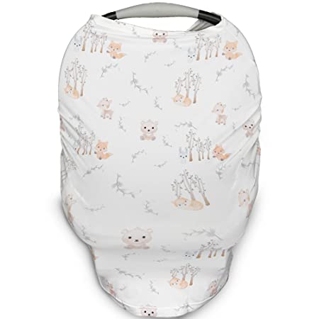 Kids N’ Such Baby Car Seat Cover Car Seat Canopy & Nursing Cover, Woodland