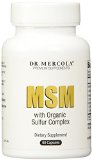Dr Mercola MSM with Organic Sulfur Complex - Contains OptiMSM L-Methionine R-Alpha Lipoic Acid And Organic Sulfur Vegetable Blend - 60 Capsules