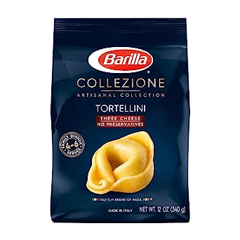 Barilla Collezione Pasta, Three Cheese Tortellini, 12 Ounce