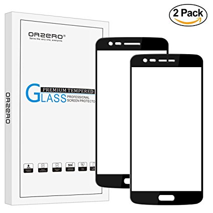 [2 Pack] Orzero For LG Rebel 3 / Rebel 2 / Risio 2 LTE / LG Fortune / Phoenix 3 / K4 (2017) [ Full Cover ] Tempered Glass Screen Protector, 2.5D Arc Edges HD [ Lifetime Replacement Warranty ]