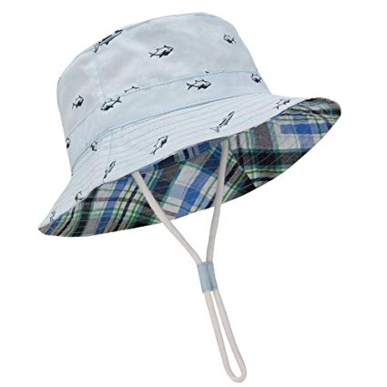 Durio Baby Sun Hat Summer Beach UPF 50  Sun Protection Baby Boy Hats Toddler Sun Hats Cap for Baby Girl Kid Bucket Hat
