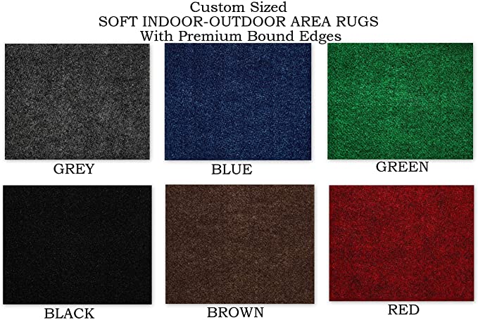 Koeckritz Rugs Custom Sized Soft Indoor/Outdoor Area Rugs with Premium Bound Edges. Perfect for Wedding, Party, Graduation, Prom, Ceremonies, etc.