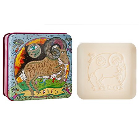 Pre De Provence Zodiac Tin Bar Soap, Aries, 100 Gram