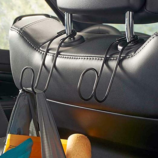 High Road Contour CarHooks Car Headrest Hangers - 2 pack