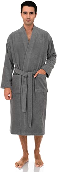 TowelSelections Men’s Robe, Turkish Cotton Terry Kimono Bathrobe