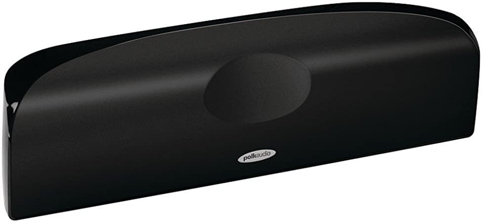 Polk Audio Blackstone TL1 Speaker Center Channel with Time Lens Technology , High Performance, Powerful Bass , Hi-Gloss Blackstone Finish , Create your own Home Entertainment System (Renewed)