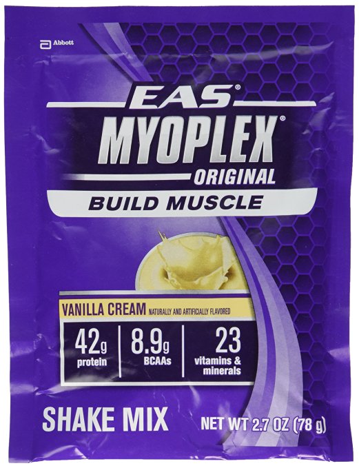 EAS Myoplex Original Nutrition Shake, Vanilla Cream, Pack of 42