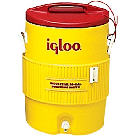 Igloo 385-451 400 Series Coolers, 5 gal, Red/Yellow