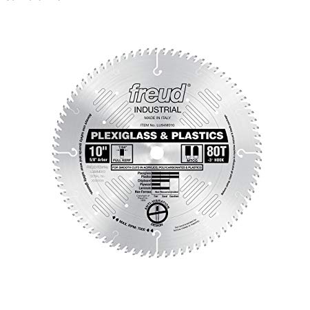 Freud 10" x 80T Plastic Blade (LU94M010)