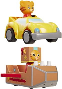Daniel Tiger's Neighborhood Toy Vehicles Set - Pull Back and Go!