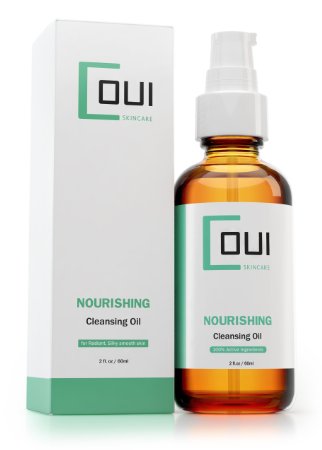 Nourishing Facial Cleansing Oil by COUI Skincare with 100% Active Ingredients and Natural Oils - Clean Your Skin While Protecting your Face and Eye Area
