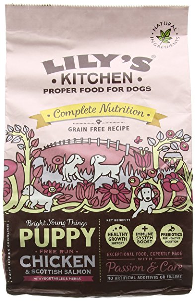 Lily's Kitchen Puppy Chicken & Salmon Complete Dry Food for Dogs 1kg