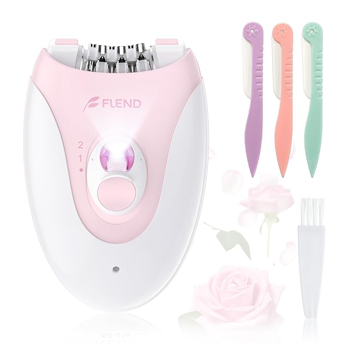 Epilator, Epilator for Women, 2 Speed Setting of Facial Epilator, Smooth Glide Epilator for Women Face Epilator, Facial Hair Removal Epilator Hair Remover for Women Face Legs Bikini Area Arms Legs