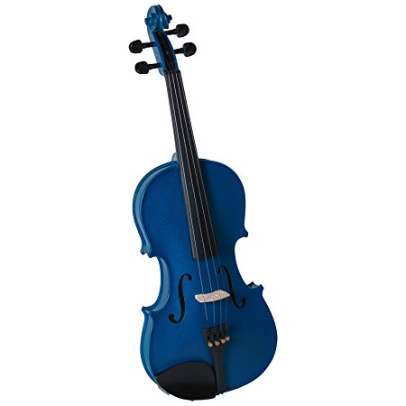 Cremona SV-130 Premier Novice Violin Outfit - Sparkling Blue - 4/4 Size