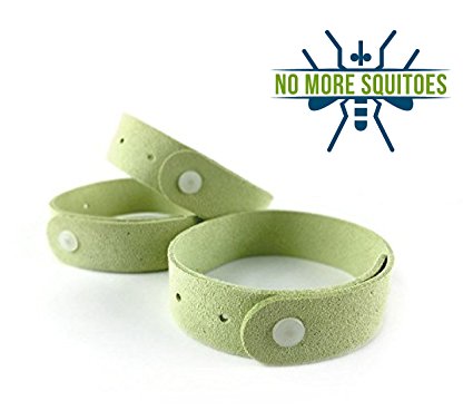 NO MORE SQUITOES - Mosquito Repellent Bracelet - 5 &10 units - 100% Natural Mosquito Repellent - Deet Free - Guaranteed To Work - Fast & Easy - Repells All Insects - Kid Safe