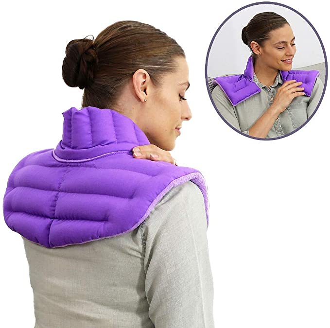 My Heating Pad - Upper Back Neck and Shoulders Heating Pad Microwavable | Large Hot Pack for Pain Relief | Treat Upper Back Aches, Sore Neck, Shoulder Pain, Tensed Muscles, Joints Pain and More