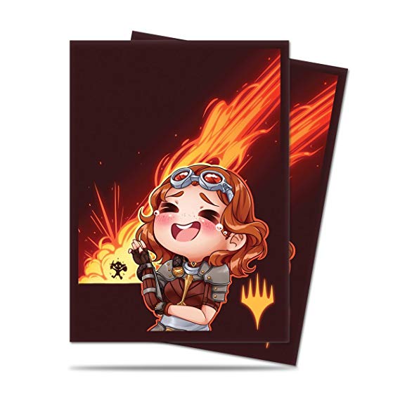 Chibi Collection Chandra - LOL! Standard Deck Protector Sleeves 100ct for Magic