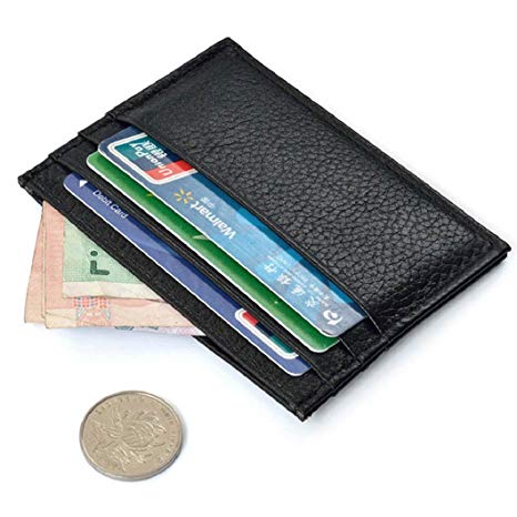 DZT1968(TM)Men Mini PU Leather Slim Credit Cards Holder Money Purse Wallet Gift