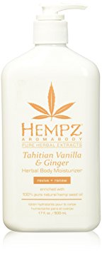 Hempz Tahitian Vanilla & Ginger Herbal Body Moisturizer, 17 Ounce
