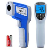 Etekcity Lasergrip 1022 Non-contact Digital Laser Infrared Thermometer Temperature Gun -581022F MAX Display and Emissivity Adjustable