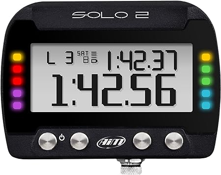 AIM Solo 2 GPS Lap Timer All New Much faster and more precise Configurable LED's