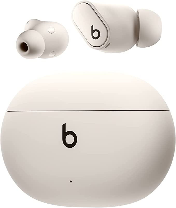 Beats Studio Buds   | True Wireless Noise Cancelling Earbuds, Enhanced Apple & Android Compatibility, Built-in Microphone, Sweat Resistant Bluetooth Headphones, Spatial Audio - Ivory