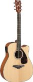 Yamaha FGX700SC Solid Top Acoustic-Electric Guitar Natural