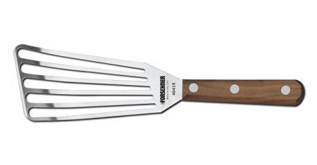 Victorinox 3-Inch by 6-Inch Chef's Slotted Fish Turner, Walnut Handle