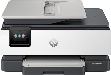 HP OfficeJet Pro 8135e Wireless All-in-One Color Inkjet Printer, Print, scan, Copy, fax, ADF, Duplex Printing Best for Home Office, 3 Months of Ink Included (40Q35A)