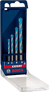 Bosch Profesional 4 x Set de brocas Expert CYL-9 MultiConstruction, para Hormigón, 4-8 mm, Accesorios Taladro impacto rotativo