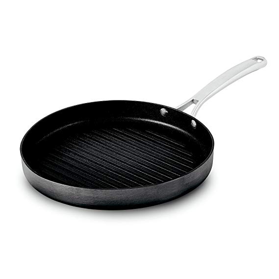 Calphalon 1943288 Classic Nonstick Round Grill Pan, 12", Grey