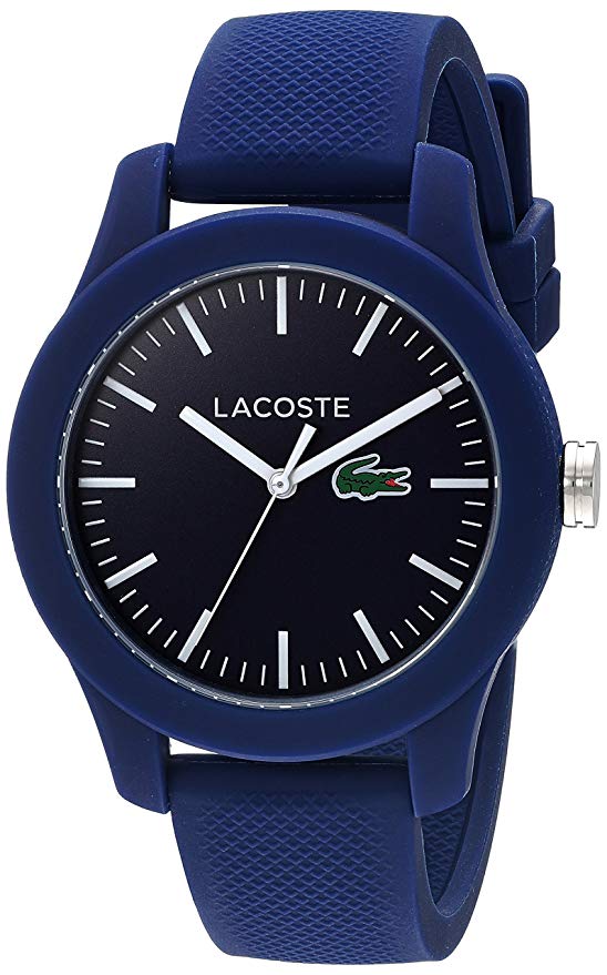 Lacoste Women's 12.12-Feet Quartz Resin and Silicone Automatic Watch, Color: Blue (Model: 2000955)