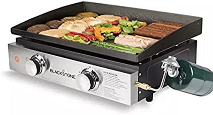 Blackstone Griddle 22″ Tabletop 2 Burner 24,000 BTU Grill with Cover included