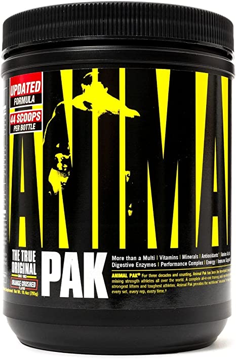 Universal Nutrition Animal Pak Powder, Orange, 22 Servings (388 Grams) by Universal Nutrition