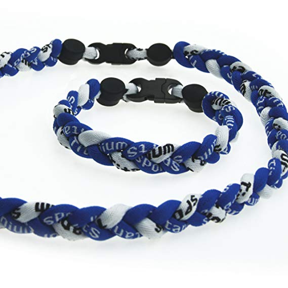 Kare & Kind Titanium Sport Necklace 19''& Bracelet 8''