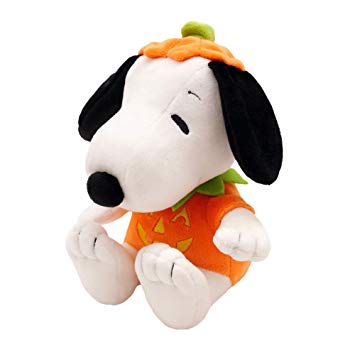 Hallmark Plush Peanuts Snoopy in Pumpkin Costume, Halloween