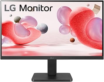 LG 22MR410-B 22-inch FHD Computer Monitor, 100Hz, 5ms, AMD FreeSync, Reader Mode & Flicker Safe, 3-Side Borderless Design, Black Stabilizer, Dynamic Action Sync, HDMI, D-Sub, Tilt Stand, Black